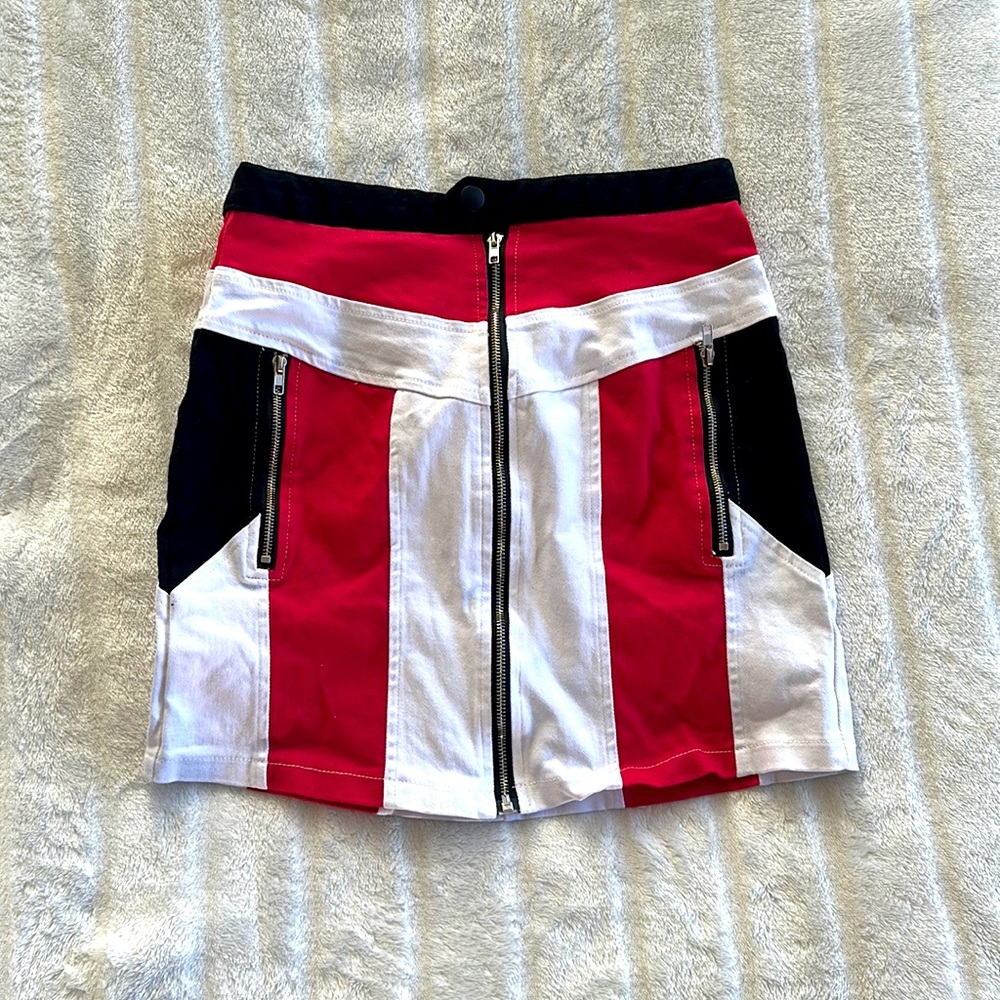Fashion Nova Moto Skirt